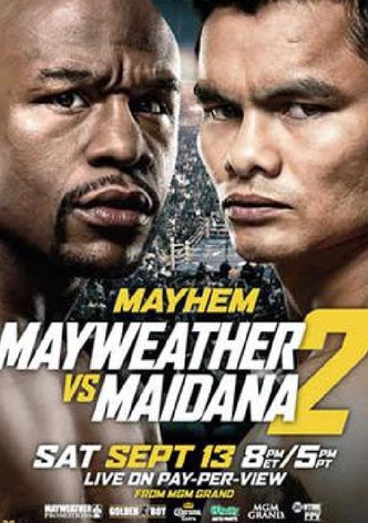 Floyd Mayweather Jr. vs. Marcos Maidana II