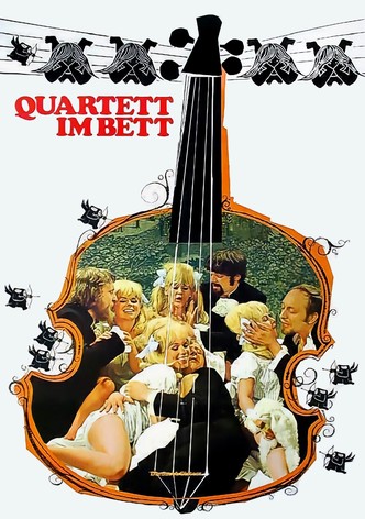 Quartett im Bett