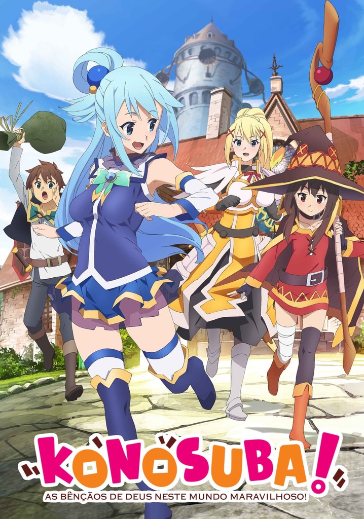 Onde assistir Konosuba: As Bençãos de Deus Neste Mundo Maravilhoso?