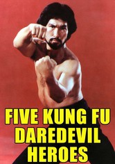 Five Kung Fu Daredevil Heroes