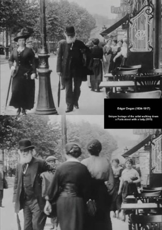 Edgar Degas Filmed Walking Down a Paris Street
