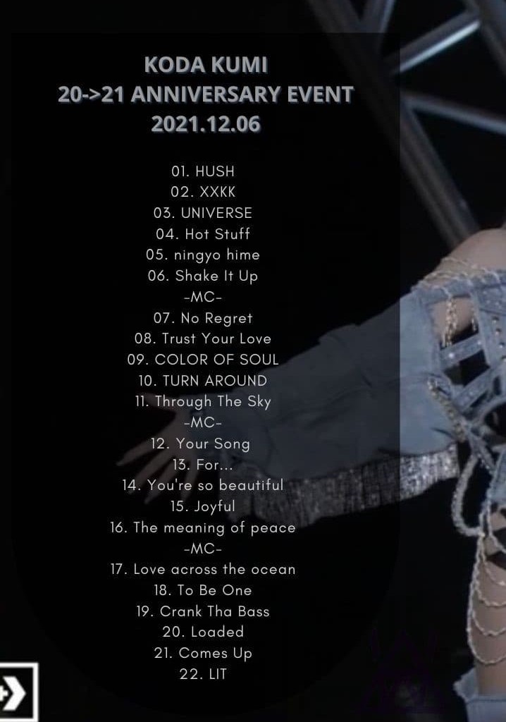 KODA KUMI 20TH-21ST ANNIVERSARY EVENT