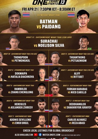 ONE Friday Fights 13: Batman vs. Paidang