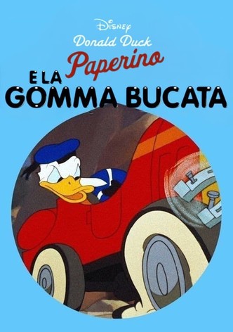 Paperino e la gomma bucata