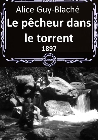 Le pêcheur dans le torrent