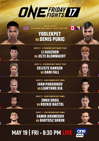 ONE Friday Fights 17: Pompetch vs. Duangsompong
