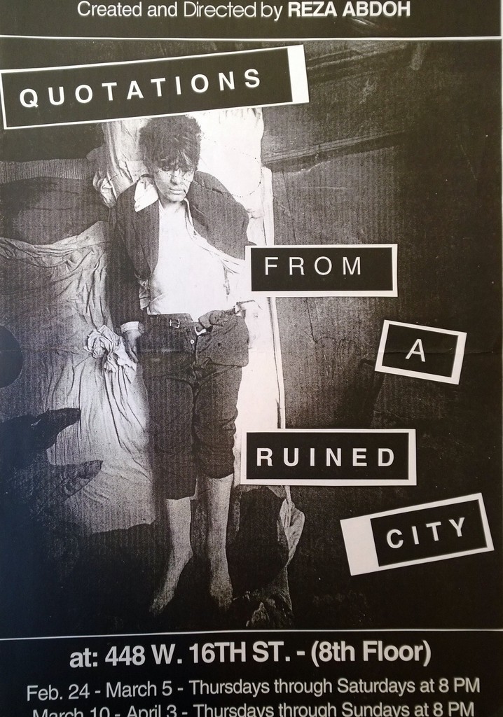 Quotations From a Ruined City