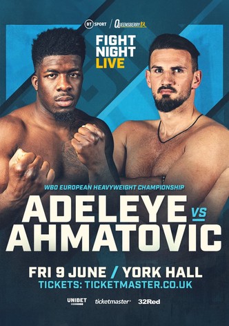 David Adeleye vs. Emir Ahmatovic