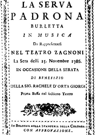 Pergolesi: La Serva Padrona