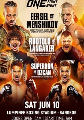 ONE Fight Night 11: Eersel vs. Menshikov
