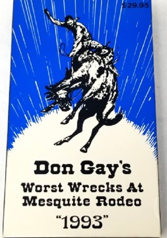 Don Gay's Worst Wrecks at Mesquite Rodeo 1993