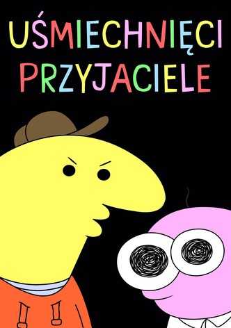 Uśmiechnięci przyjaciele