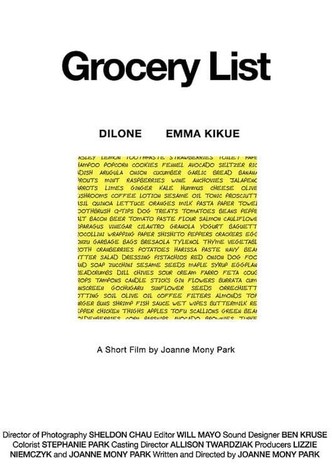 Grocery list