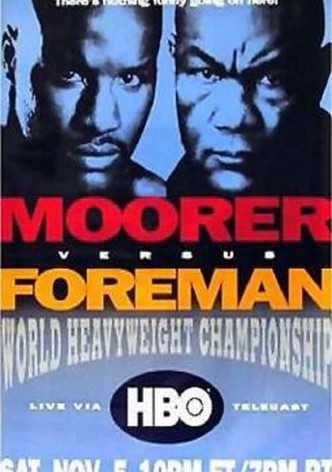 George Foreman vs Michael Moorer