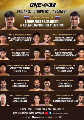 ONE Friday Fights 27: Tapaokaew vs. Harrison