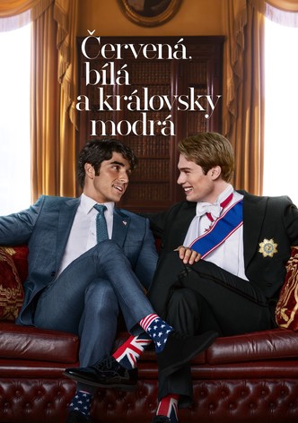 Červená, bílá a královsky modrá