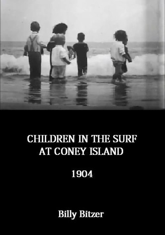 Children in the Surf at Coney Island