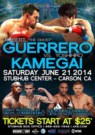 Robert Guerrero vs. Yoshihiro Kamegai