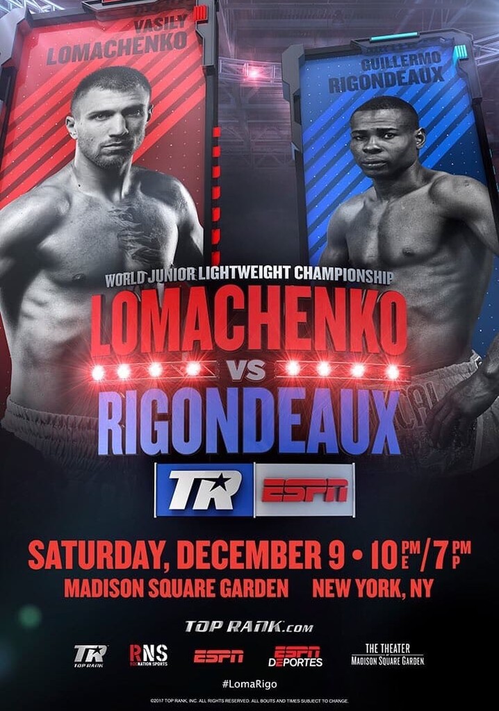 Vasyl Lomachenko vs. Guillermo Rigondeaux