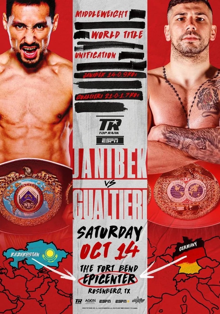 Janibek Alimkhanuly vs. Vincenzo Gualtieri