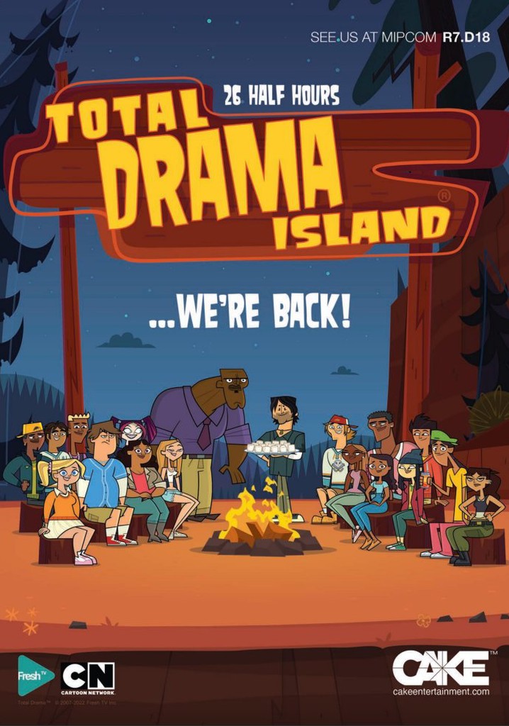 Stream total drama island sale