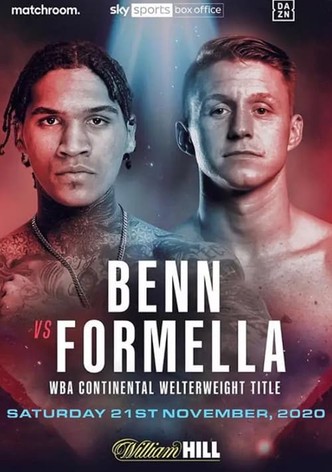 Conor Benn vs. Sebastian Formella