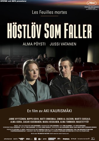 Höstlöv som faller