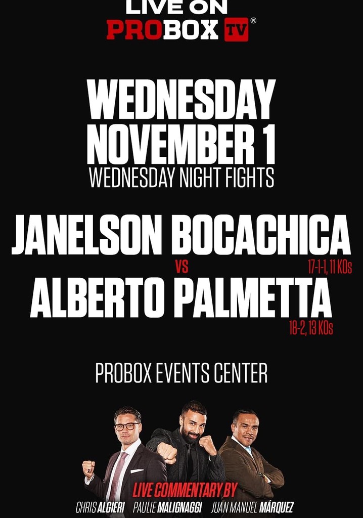 Janelson Bocachica vs. Alberto Palmetta