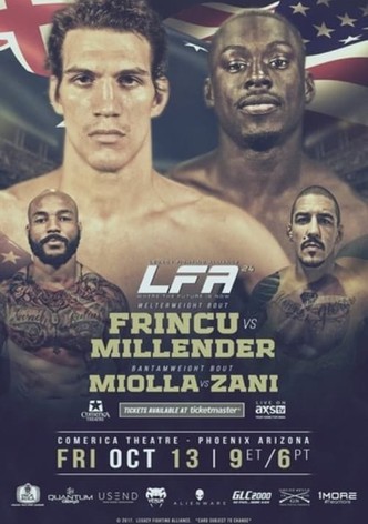 Legacy Fighting Alliance 24: Frincu vs. Millender