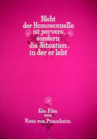 Nicht der Homosexuelle ist pervers, sondern die Situation, in der er lebt