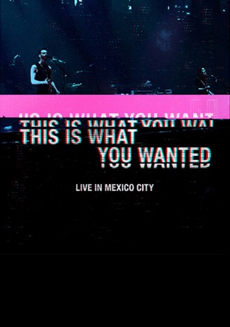 Placebo - This Is What You Wanted: Live in Mexico City