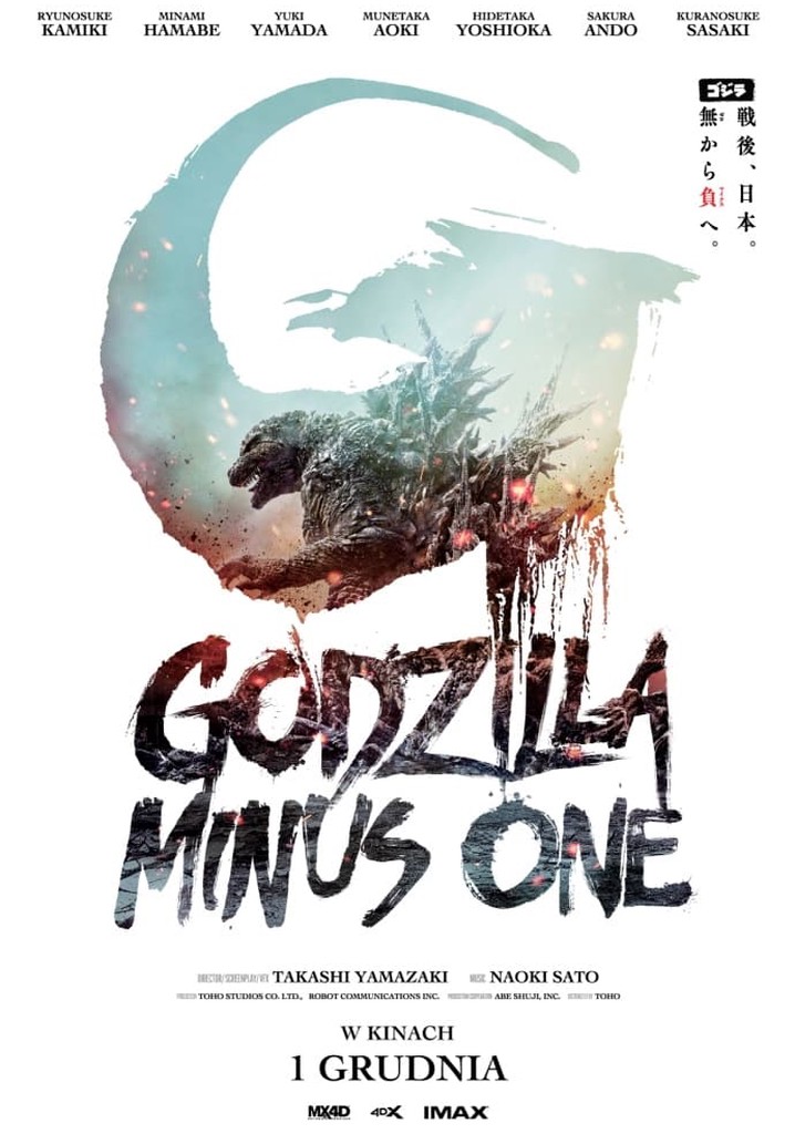 Godzilla Minus One streaming gdzie obejrzeć online?