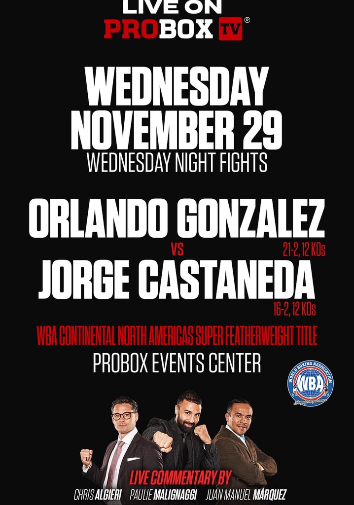 Orlando Gonzalez vs. Jorge Castaneda