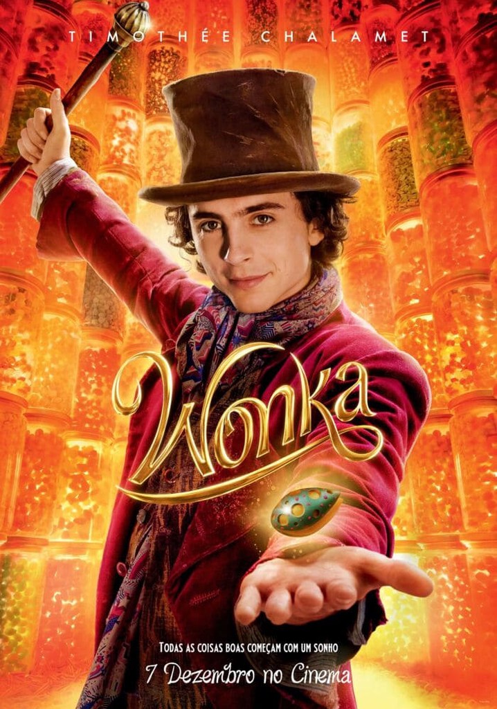 Wonka filme Veja onde assistir online