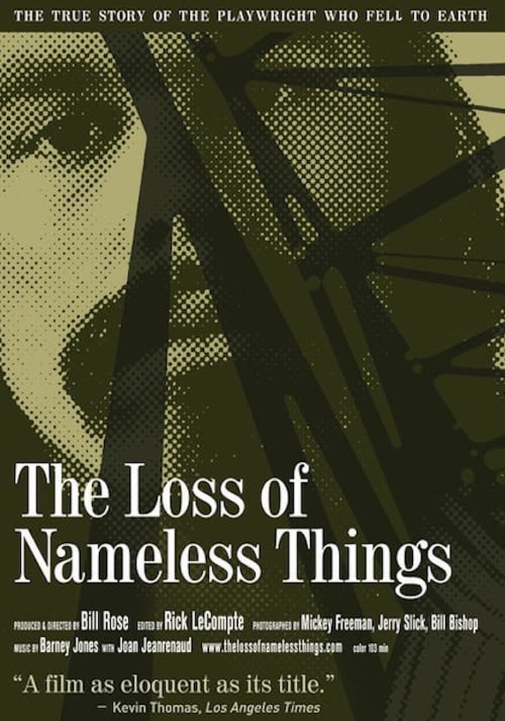 The Loss of Nameless Things