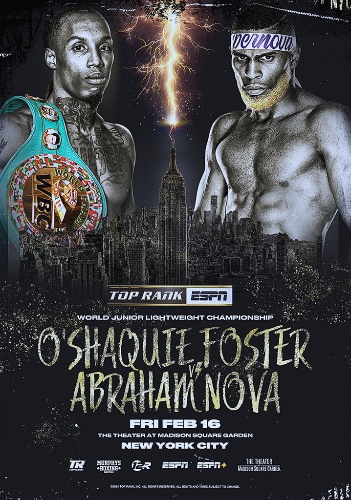 O'Shaquie Foster vs. Abraham Nova