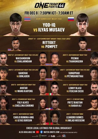 ONE Friday Fights 44: Yod-IQ vs. Musaev