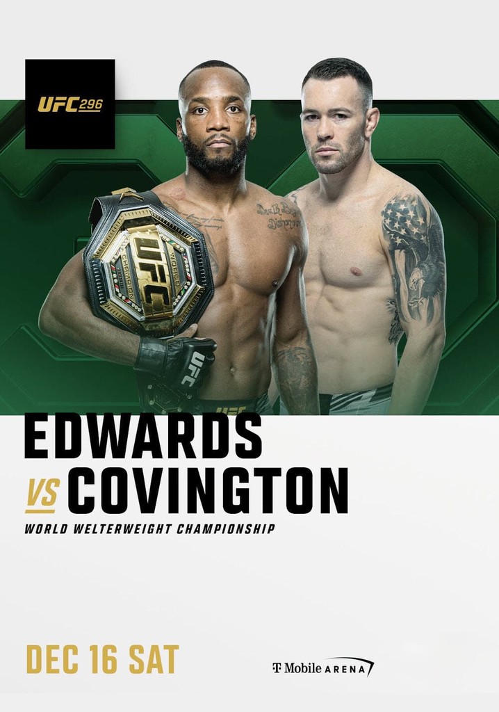 UFC 296: Edwards Vs. Covington Streaming Online