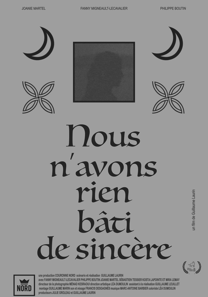 We have not built anything sincere