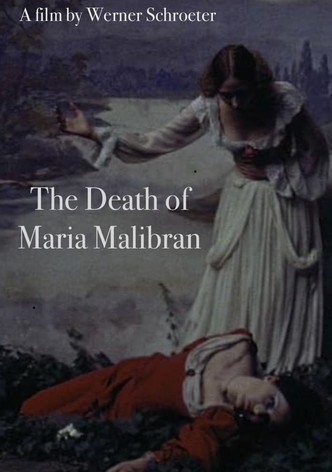 La mort de Maria Malibran