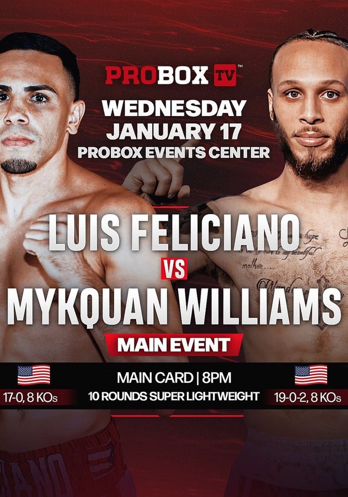Luis Feliciano vs. Mykquan Williams