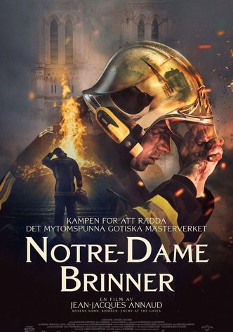 Notre-Dame brinner