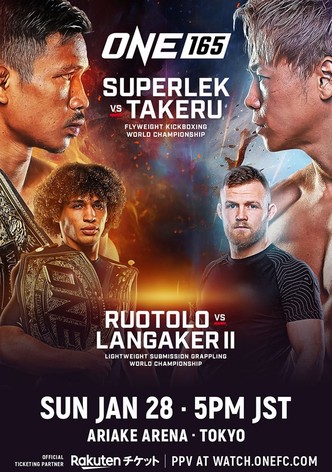 ONE 165: Superlek vs. Takeru