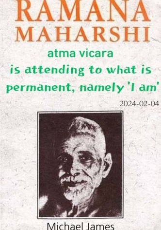 ātma vicāra is attending to what is permanent, namely ‘I am’