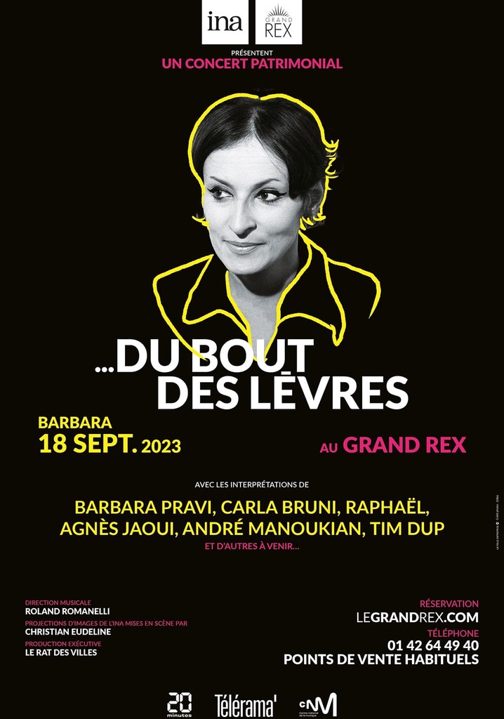 Immortelle Barbara - « …Du bout des lèvres » au Grand Rex à Paris, le 18/09/2023