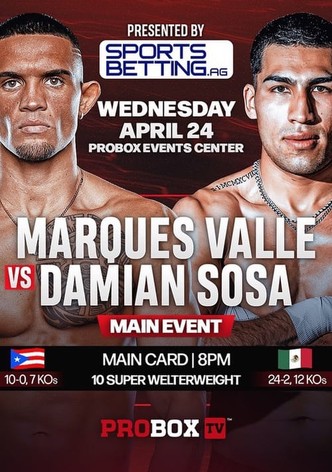Marques Valle vs. Damian Sosa