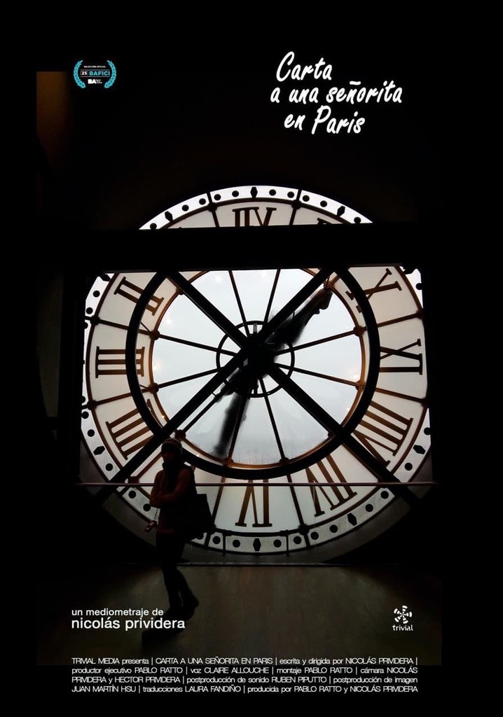 Carta a una señorita en París