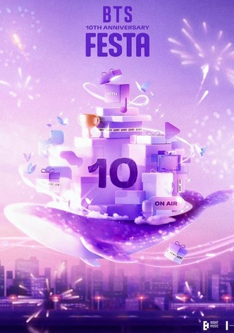 BTS 10th Anniversary Fireworks Show Live