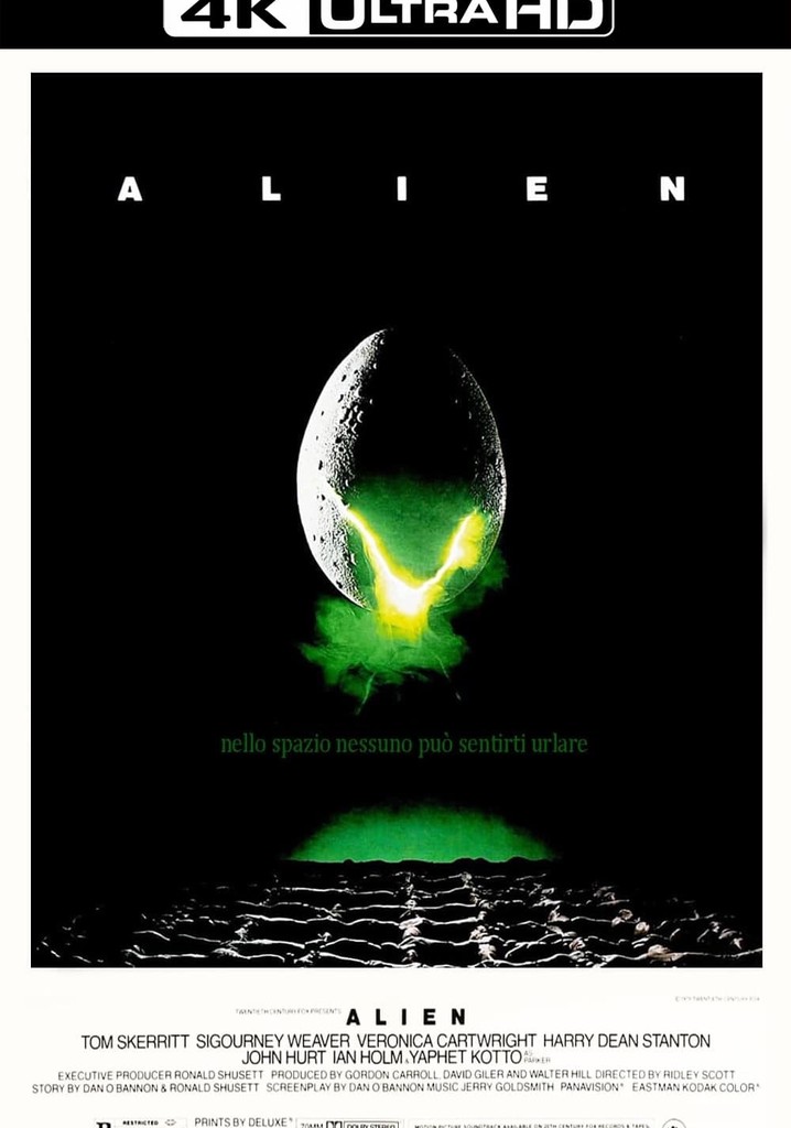 Alien - film: dove guardare streaming online