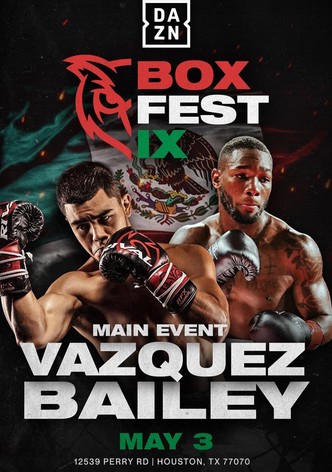 Edward Vazquez vs. Daniel Bailey